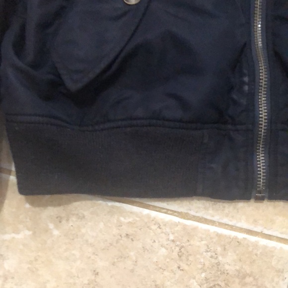 Polo - Ralph Lauren Flight Bomber Jacket. R. Lauren name tag and stripped stars - Picture 7 of 10